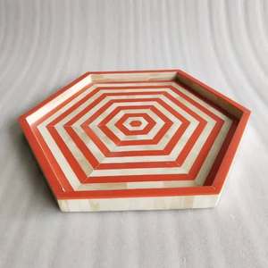 Plateau d'incrustation d'os de bonne conception en matériau d'incrustation d'os Pièce de la plus haute qualité et accessoires de cuisine pour la maison - Product Image 1