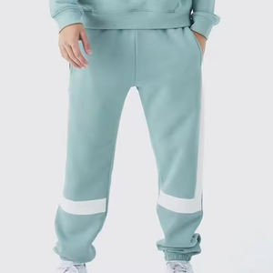 Conjunto de sudadera con capucha y forro polar de algodón para hombre superventas, chándal informal con logotipo personalizado con serigrafía ecológica para invierno - Product Image 5