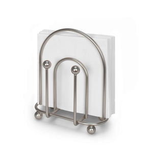 Servilletero de diseño moderno en servilletero de madera y aluminio para uso en cocina y baño a precios asequibles - Product Image 2