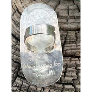 Natural Stone Zuni Turquoise Sterling <b>Silver</b> Inlay <b>Ring</b> Size 6 for <b>Men</b> - Product Image 4