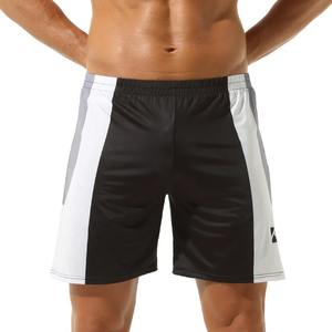กางเกงขาสั้นผู้ชายทรงหลวม ระบายอากาศได้ดี ซับเหงื่อ แห้งเร็ว กางเกงชายหาดทรงหลวม กางเกงกีฬากลางแจ้ง กางเกงบอร์ดชอร์ต - Product Image 1