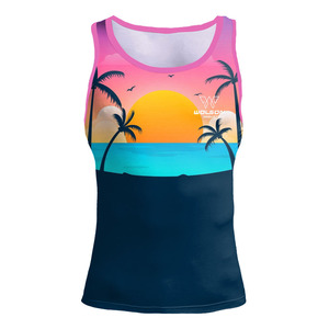 เสื้อกล้ามระบายอากาศสำหรับผู้ชายผู้หญิงใส่ได้ทั้งชายและหญิงพร้อมช่องว่างการระเหิดแห้งเร็วระบายอากาศได้ดี - Product Image 2