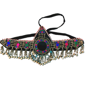 Personalizado hermoso diseño afgano Kuchi Vintage joyería para adultos alta calidad Afghani mujeres frente joyería tocado - Product Image 3
