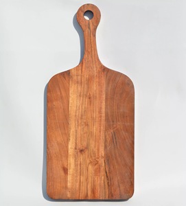 Planche à découper en bois d'acacia de cuisine planche de service de fromage avec poignée planche de service alimentaire - Product Image 4