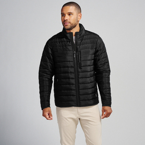 Vêtements de ville d'hiver OEM veste de créateur de haute qualité veste matelassée coupe-vent à motif d'impression personnalisé veste matelassée chaude pour hommes - Product Image 1