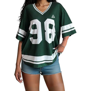Nouvelle arrivée maillot de football américain surdimensionné de haute qualité respirant séchage rapide à manches courtes 100% polyester en gros - Product Image 3