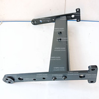 Adaptador de soporte de altavoz Adaptador de montaje de altavoz de acero completo para subwoofer de matriz de línea Soporte de matriz de línea Caja vacía Gabinete de altavoz