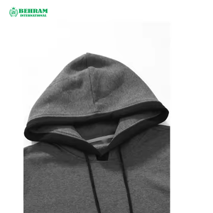 Sweat à capuche unisexe personnalisé streetwear par sublimation, coupe classique de haute qualité, 100 % coton molletonné/éponge française, séchage rapide, hiver - Product Image 5