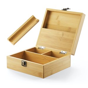 Holz Zigarren Humidor Stash Box mit Deckel mit Humidor Hygrometer, Luftbe feuchter, Holz Geschenk für Mann Zigarre Zubehör