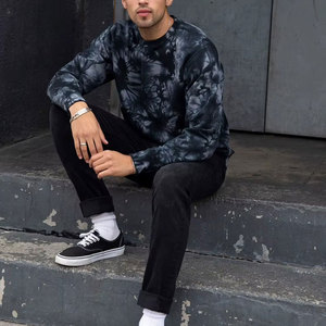 Durable <b>Tie</b> <b>Dye</b> <b>Sweatshirt</b> Casual Apparel With Soft Construction And Unique Pattern Men <b>Tie</b> <b>Dye</b> <b>Sweatshirt</b> - Product Image 3
