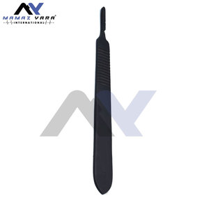 Noir # 3 Manches de scalpel en acier inoxydable, instrument chirurgical de précision pour procédures médicales, lames compatibles 10 15 - Product Image 3