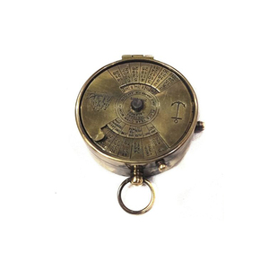Mejore su decoración náutica: Reloj solar grabado personalizado al por mayor, brújulas náuticas de latón, decoración y utilidad de marca Uttar Pradesh - Product Image 1