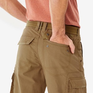 Pantalones Casuales de Verano para Hombre de Alta Calidad, Algodón Ligero, Servicio OEM, Frente Plano, Cintura Media, Estilo Informal, con Patrón Recto - Product Image 3