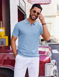 Polos para hombre estilo rayado OEM Polo personalizado al por mayor elección perfecta para marcas de ropa y revendedores a granel - Product Image 4