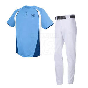 Conjunto de Camiseta y Pantalones de Béisbol de Nueva Llegada, Transpirable, Suave y 100% Poliéster para Venta - Product Image 2