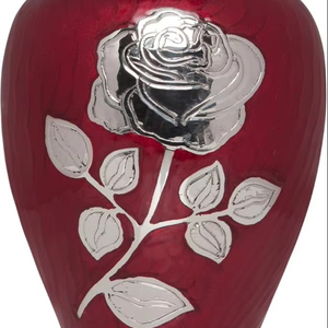 Handmade Mosaic Aluminium and Glass Cremation <b>Urn</b> <b>Large</b> Adult Size Burial Hand Applied Individual Tiles Unique for Funerals - Product Image 1