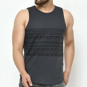 Latest Tank Top For Men High Manufacturer Low Price summer casual wear bulk quantity most selling solid color Men Tank Top