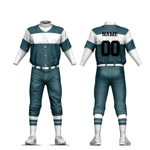 Venta al por mayor nuevo diseño rentable personalizado logotipo béisbol Jersey deporte uniforme Transferencia de Calor impresión transpirable - Product Image 5