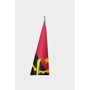 Custom Angola Indoor <b>Flag</b>-Digital Printing Aluminum <b>Pole</b> 3x5ft Custom Logo Cotton or Nylon or Plastic Material - Product Image 3