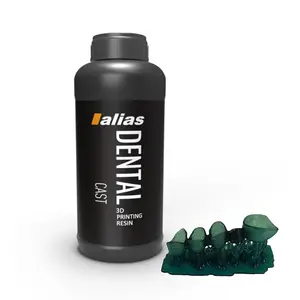 Alias dentales moldeables, impresión 3D, resina verde, 1000 Gr, modelo superior, venta al por mayor, producto de gran calidad