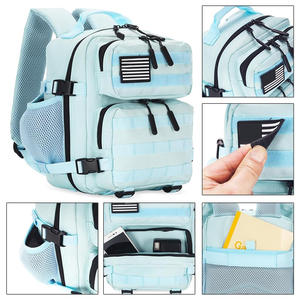 Sac à dos tactique confortable avec logo personnalisé impression broderie randonnée en plein air camping sac de voyage OEM fabricant approvisionnement - Product Image 4