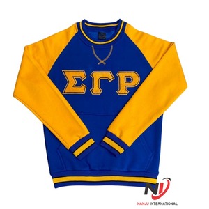 Sudadera de Moda Otoñal con Bordado de la Hermandad Sigma Gamma Rho, Letras Grandes, Estilo Urbano, Manga Larga, 100% Algodón para Mujer - Product Image 1