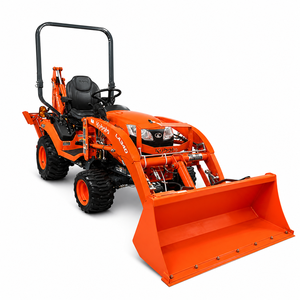 Tractor Kubota La340 4x4 con Cargador Frontal, Color Rojo, Tractor de Jardín - Product Image 1