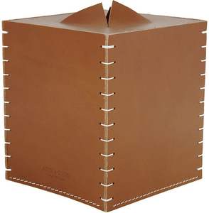 Lujosa caja de pañuelos de piel sintética con detalles modernos para la Oficina personal o la sala de estar - Product Image 3