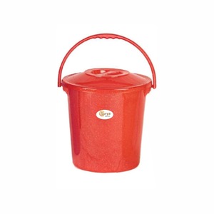 High Capacity 3L PP Foldable Plastic <b>Bucket</b> <b>with</b> <b>Lid</b> for Water Storage Reusable Eco-Friendly Cleaning Modern Design Indian Made - Product Image 5