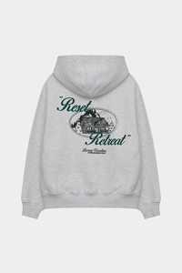 Sudadera con capucha antiarrugas y transpirables para mujer, Sudadera con capucha de reinicio de gran tamaño de Marga gris de calidad superior para mujer, Sudadera con capucha de gimnasio - Product Image 6