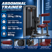 Appareil d'exercice abdominal spécial BN Gym pour centre d'entraînement sportif, entraînement fonctionnel, machine à crunchs assis pour salle de sport