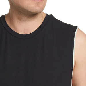 Débardeur Homme en Gros Usine, Personnalisable avec Logo Imprimé, 100% Coton Respirant, Tissage Tricoté Couleur Unie, Service OEM pour Usage Sportif - Product Image 5