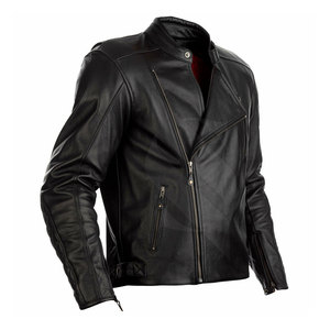 Chaqueta de moto de cuero transpirable para hombre de diseño personalizado para ropa de carreras de invierno informal - Product Image 1
