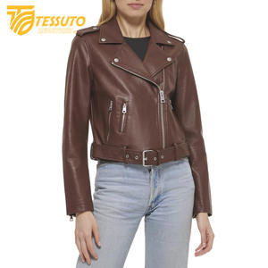 Veste de course pour femme d'hiver en cuir de vache véritable respirante Veste en cuir pour femme - Product Image 5