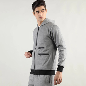 <b>Mens</b> High Quality Cotton Fleece Breathable Regular Fit Hoodie Custom OEM Zipper <b>Pullover</b> with Own Logo <b>for</b> Winter - Product Image 3