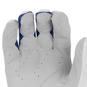 Customized Leather Baseball/Softball Batting Gloves Anti-Slip <b>Hook</b> Loop Closure Breathable Durable Professional - Product Image 6