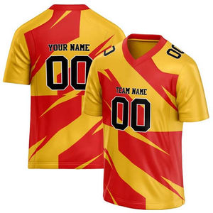 Conjunto de camiseta de fútbol personalizable de alta calidad para hombre, ropa deportiva para exteriores, uniforme de fútbol completo, diseño personalizado, servicio OEM disponible - Product Image 2