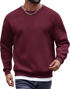 Sudadera con capucha de gran tamaño de peso pesado Premium para hombres Drop Shoulder Fleece Streetwear Algodón - Product Image 5