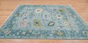 Custom Pink <b>Moss</b> Modern Oushak Style Hand Tufted Wool Rug Latex Backing Customized Size Classic Design Non-Slip Home Floor - Product Image 2