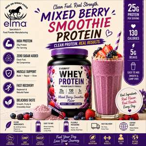 Proteína de Suero de Leche Aislada EVERFIT WPI en Polvo, Sabor Pistacho, 2 kg, 25 g de Proteína, Sin Azúcar Añadido, Halal, OEM, Marca Privada, Crecimiento Muscular - Product Image 1
