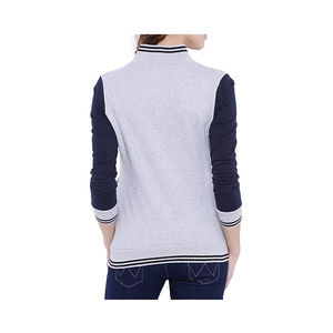 แจ็กเก็ตหนังมหาวิทยาลัยสำหรับผู้หญิงแจ็กเก็ตหนังสไตล์มหาวิทยาลัยเชอร์ปาขนสัตว์ - Product Image 6