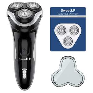 Afeitadora Eléctrica para Hombre con Pantalla LED, Resistente al Agua IPX7, Cuchilla Doble de Precisión para Recortar la Barba, Repuesto para Afeitado Eléctrico Masculino - Product Image 2