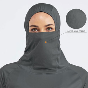 ผู้หญิงที่กําหนดเองสลิมฟิตเสื้อสวมหัวโยคะยิมออกกําลังกายแขนยาวโยคะ Hoody สําหรับผู้หญิงยิมสวมแจ็คเก็ตออกกําลังกาย - Product Image 3