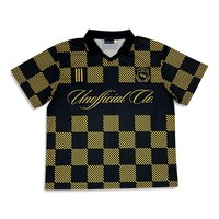 Maillot de football américain unisexe en mesh surdimensionné, col en V, manches courtes, imprimé numérique, respirant, polyester, adulte