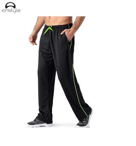 Pantalones deportivos Onstyle de secado rápido elástico transpirable seda cordón medio Pantalones deportivos rectos de gran tamaño para hombre hechos de poliéster - Product Image 4