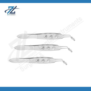 Pince à épiler ophtalmique professionnelle pour massage des paupières, en acier inoxydable, instrument de chirurgie plastique cosmétique, fabriqué au Pakistan - Product Image 2