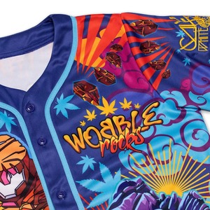 Nouveau Maillot de Baseball Personnalisé 2024 pour Homme, Col en V, 100% Polyester, Manches Courtes, Vente en Gros par Sublimation pour Équipes - Product Image 4