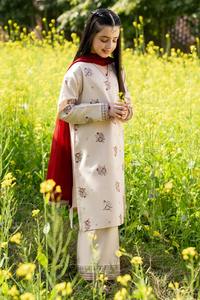 Lehenga Choli pour filles pakistanaises, vêtements de fête, tissu acrylique brodé, sans plis, pour les mariages et les fêtes d'anniversaire - Product Image 4