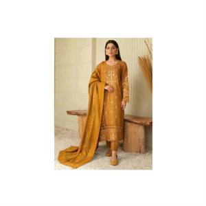 Los mejores diseños de cuero bordado Peach Shalwar Kameez Collection Precios al por mayor para adultos Ropa India pakistaní Pakistán - Product Image 1
