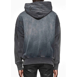 Sudaderas con capucha bordadas desgastadas para hombre de calidad superior última Sudadera con capucha bordada desgastada de moda - Product Image 6